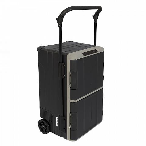 Фото автохолодильник kyoda tw75wh-e, двухкамерный, объем 75 л, вес 24 кг