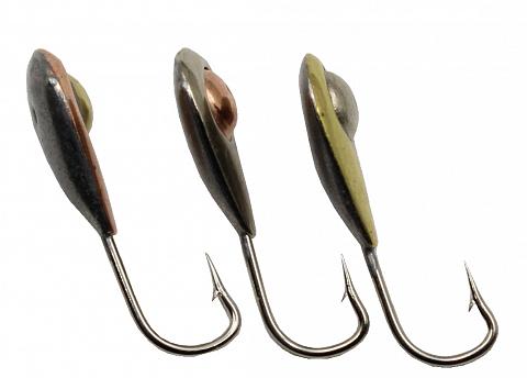 Фото мормышка паяная "рвс" тип-4/кв, окуневый глаз, крючок mustad /40 шт/