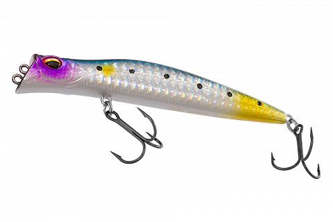 Фото воблер kyoda pocky minnow-100f, длина 100 мм, вес 10,5  гр, цвет p94-1 заглубление 0 - 0,2 м.