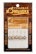 Фото мормышка тульская дробинка 3.0 серебро (5 шт), вес - 0,25 гр. 
