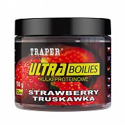 Фото бойлы traper ultra 12 мм, 100 гр, клубника