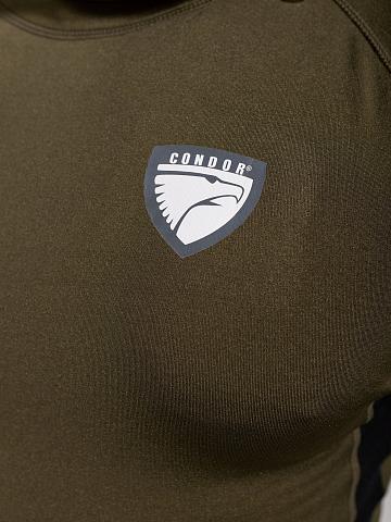 Фото термобелье "condor", "thermo24", нательное, комплект, полиэстр 92%, спандекс 8%, цвет хаки, р-р xl