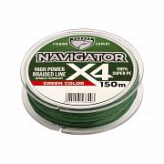 Фото navigator x4 d-0,08 мм, l-150 м, цвет зеленый, разрывная нагрузка 4,00 кг