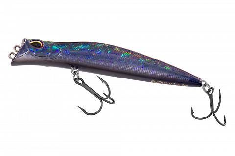 Фото воблер kyoda pocky minnow-100f, длина 100 мм, вес 10,5  гр, цвет p2274 заглубление 0 - 0,2 м.