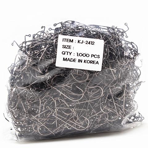 Фото крючок джиговый kumho kj-2412, №6/0 bn (1000 шт./упак.)