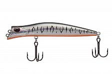 Фото воблер kyoda pocky minnow-100f, длина 100 мм, вес 10,5  гр, цвет p1039 заглубление 0 - 0,2 м.