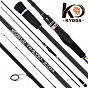 Фото спиннинг kyoda world travel, штекер 5 секций, длина 2,70 м, тест 10-45 гр, carbon t-30