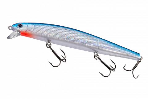 Фото воблер kyoda blazer minnow-123f, длина 12,3 см, вес 15,0 гр, цвет p2238, заглубление 0,3-0,5 м