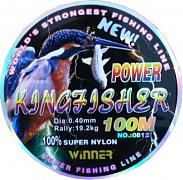 Фото power kingfisher  winner d-0,25 мм, l-100 м, цвет светло-коричневый (10 шт)