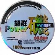 Фото powwer  winner d-0,18 мм, l-100 м,  разрывная нагрузка 4,90 кг (10 шт)