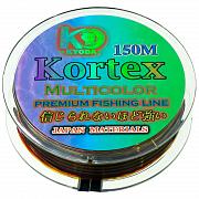 Фото kortex multycolor d-0,50 мм, l-150 м,  разноцветная, разрывная нагрузка 15,75 кг (6 шт/упак)