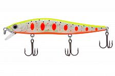 Фото воблер kyoda stun minnow-110sp, длина 11,0 см, вес 13,5 гр, цвет p1572, заглубление 0-1,8 м