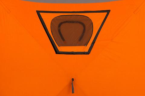 Фото палатка куб "condor" зимняя утепленная 2,4 х 2,4 х 2,15  оранжевый