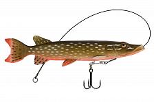 Фото виброхвост оснащенный kyoda live pike, размер 190 мм, вес 60 гр, цвет 082, 1 шт