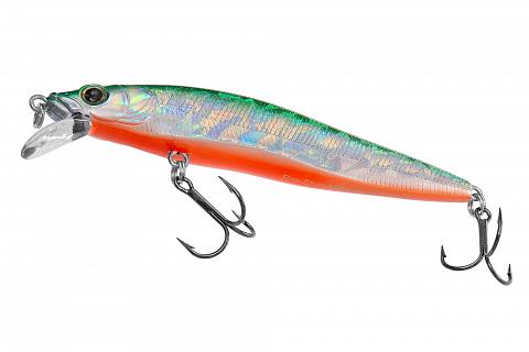 Фото воблер kyoda pre-stun minnow-90f, длина 9,0 см, вес 9,0 гр, цвет p1649, заглубление 0-1,0 м