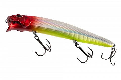 Фото воблер kyoda mega minnow-125f, длина 125 мм, вес 21,0  гр, цвет p1859, заглубление 0 - 0,8 м.